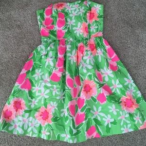 Lilly Pulitzer strapless dress
